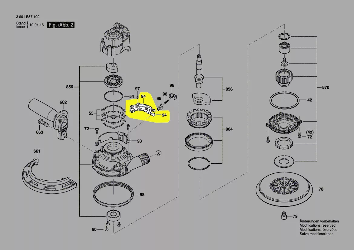Poussoir réf. 2 601 990 060 Bosch